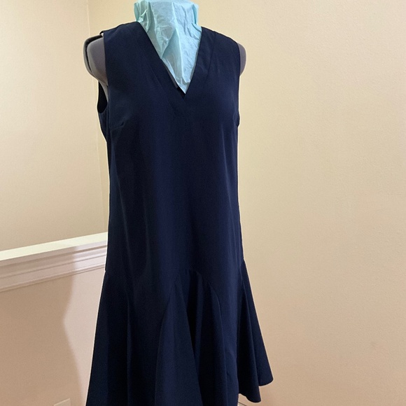 size S, JCrew, blue office appropriate dress, but still fun. - Picture 1 of 5